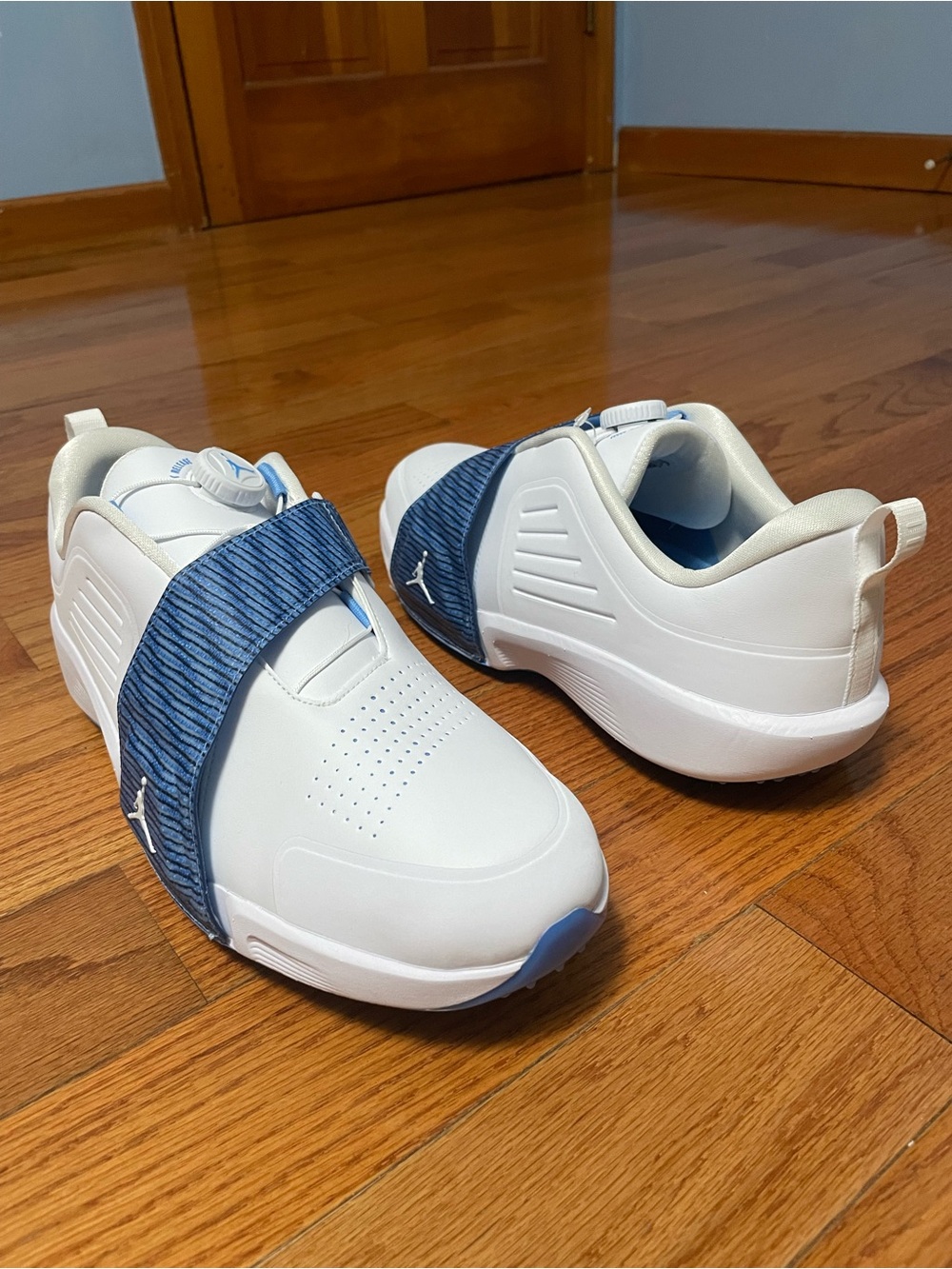 Air Jordan Rev Golf Shoes White University Blue UNC FV6338-101 Men Size 14 NEW